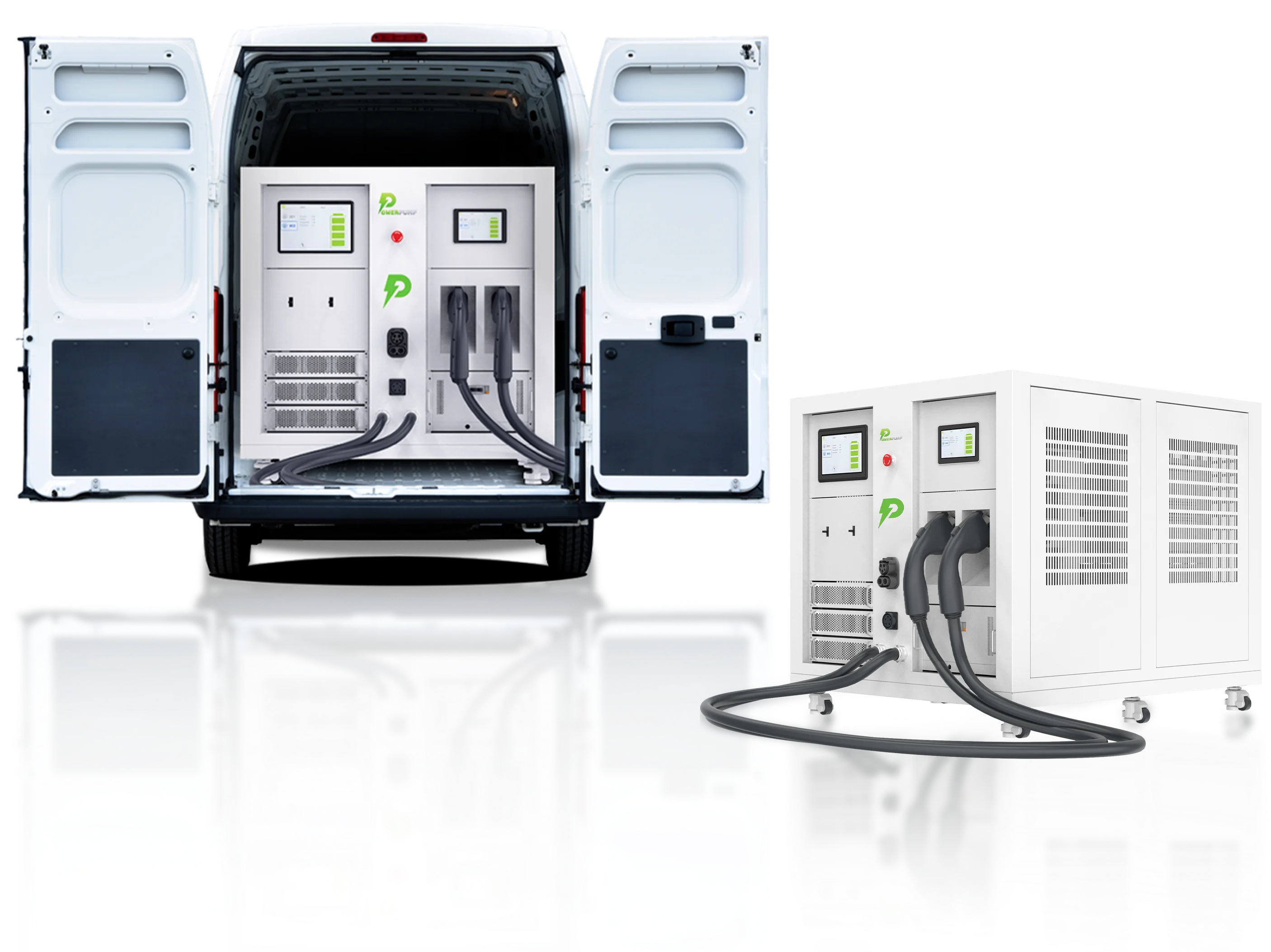 Mobile roadside DC fast charger for emergency EV charging