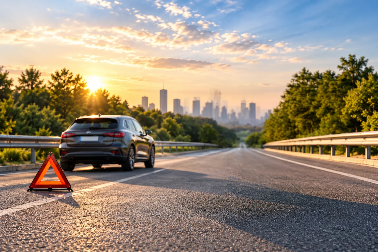Emergency roadside DC fast charging for electric vehicles
